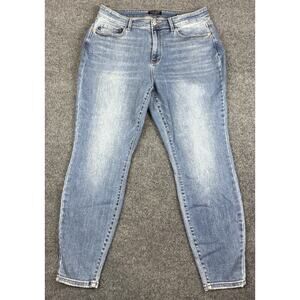 Judy Blue Skinny Jeans Women’s 18W Blue Stretch Mid Rise Denim Medium Wash